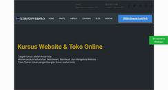 Desktop Screenshot of kursuswebpro.com